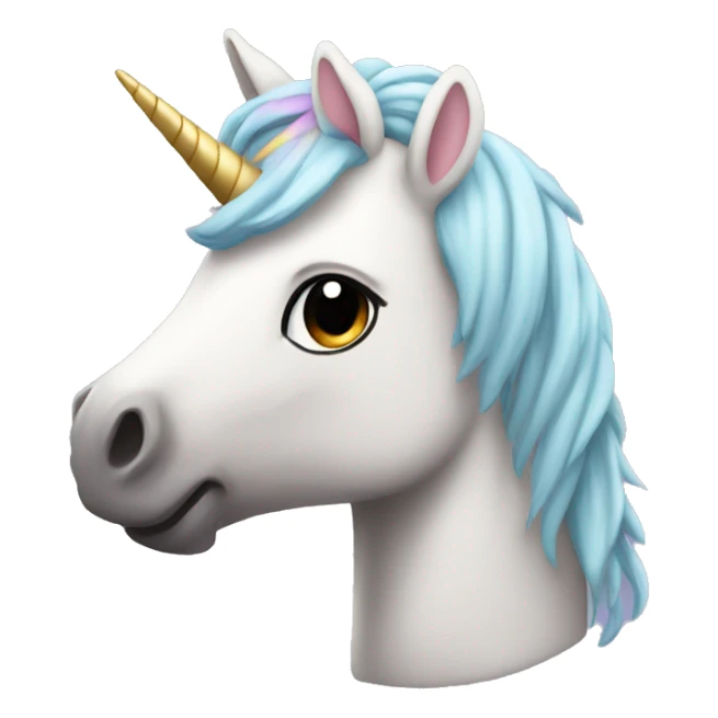 Unicorn wearing hoodie and beanie sticker