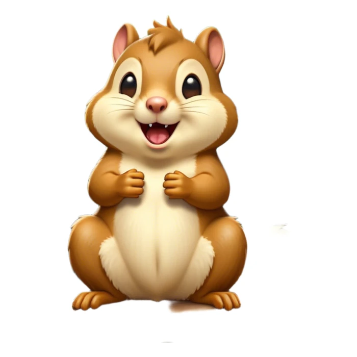 Cinematic Silly Yawning Squirrel Portrait Emoji, Head tilted with a dramatic, wide-open yawn revealing a tiny, adorable snout, soft, downy fur and a fluffy tail slightly askew, Simplified yet irresistibly cute features, highly detailed, glowing with a soft, cozy woodland glow, high shine, relaxed yet humorously expressive, stylized with a dash of whimsical woodland charm, soft glowing outline, capturing the essence of a drowsy yet endearing squirrel that appears ready to stretch and yawn its way into your heart! sticker