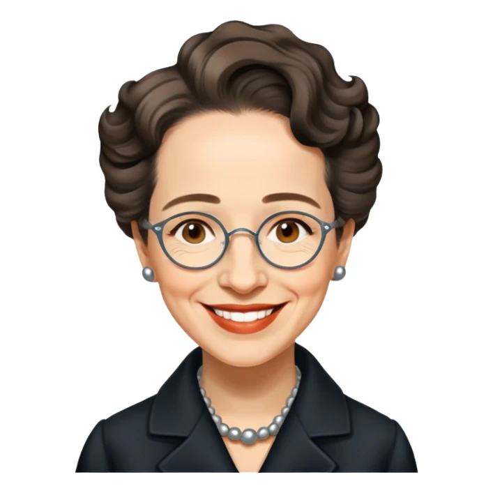 portrait of Hannah Arendt sticker