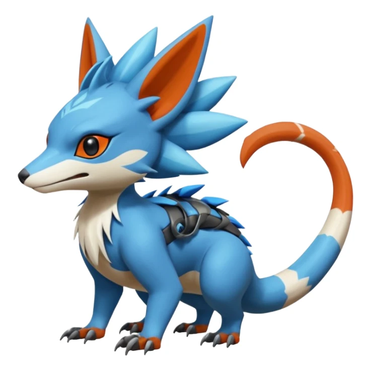  exotic tropical cyber-Sleuth-Aloy-Loyd-Garmaddon-Litten-Linoone-Noibat-Fakémon-Pokémon-Vernid-creature sticker