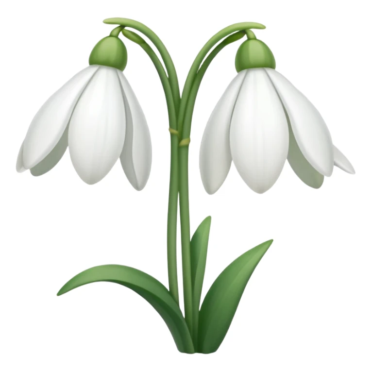 snowdrop emoji sticker