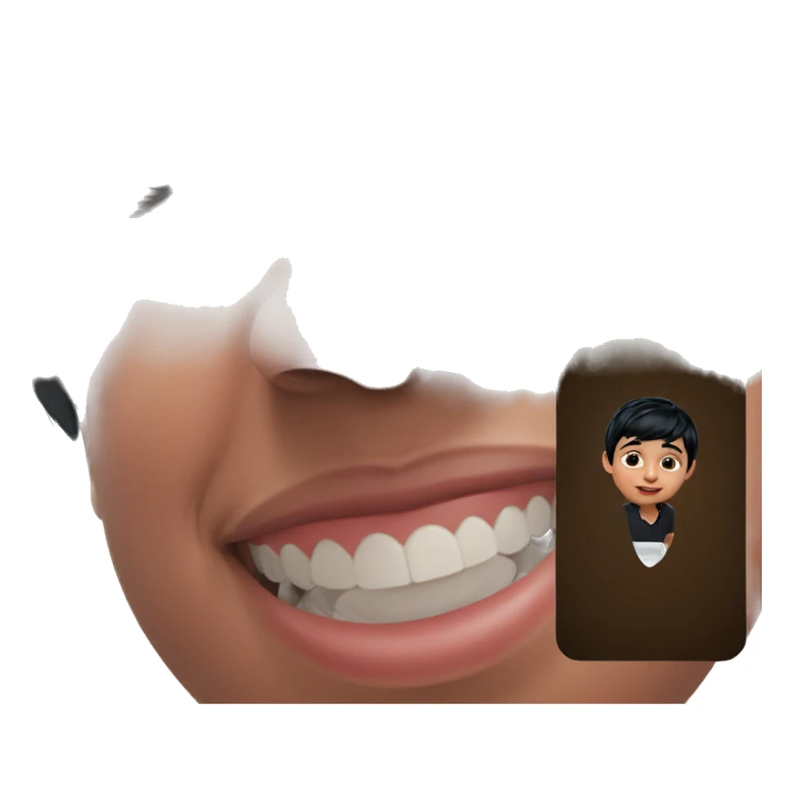black haired meme boy sticker