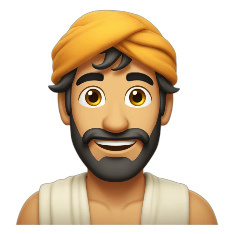 Aladdin qui boit de la bière sticker