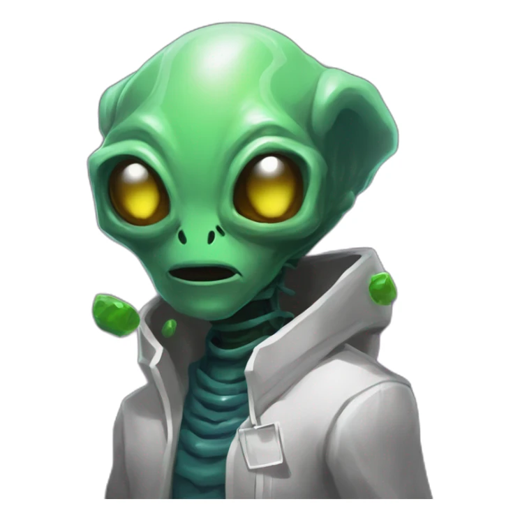 alien doctor scifi roguelike rpg style inspired by slay thee spire sticker
