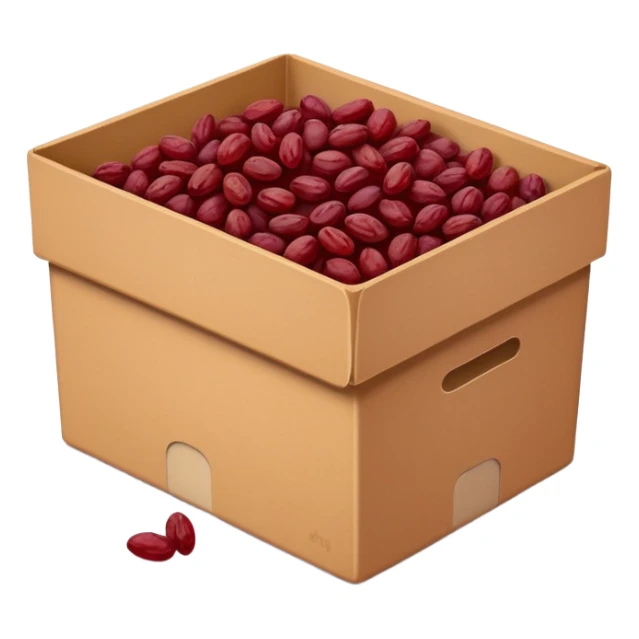 red box of raisins sticker