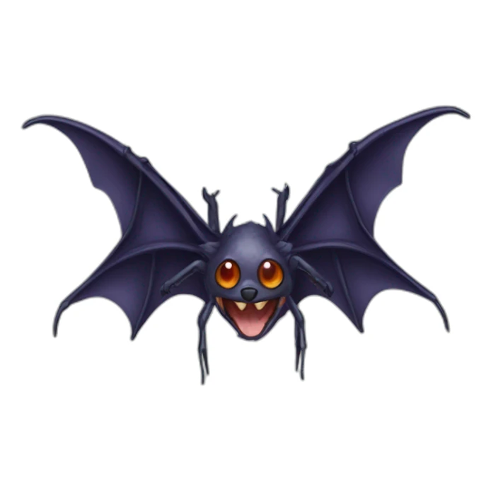 spider bat hybrid animal sticker