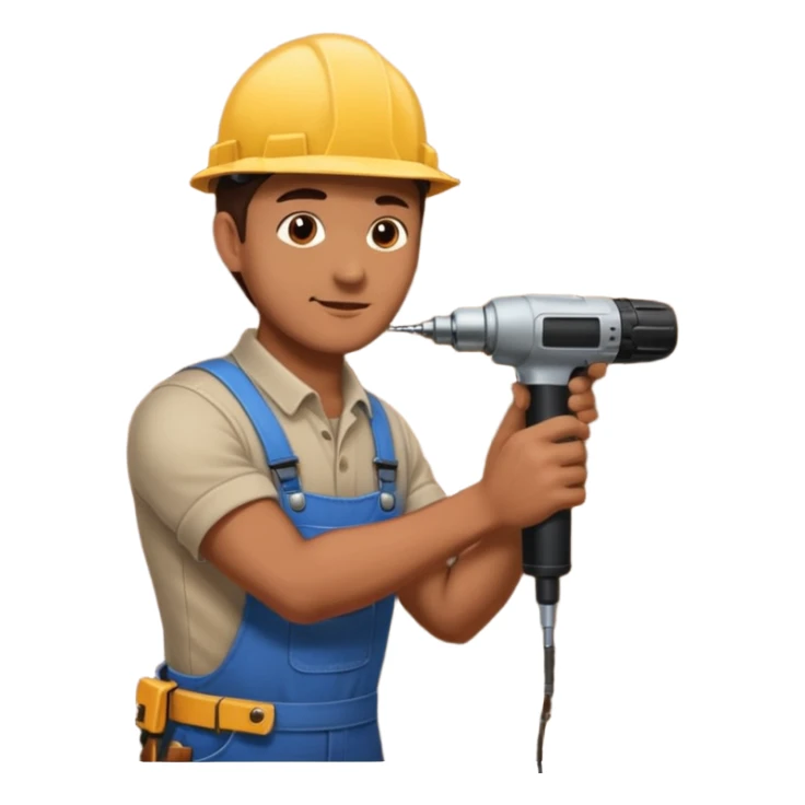 it's ok, but i want to see him from the left side, while is drilling a dark panel sticker