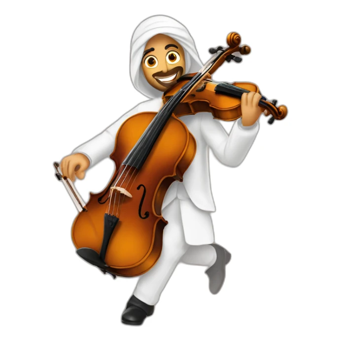 Violonistes musique Arabo andalouse sticker