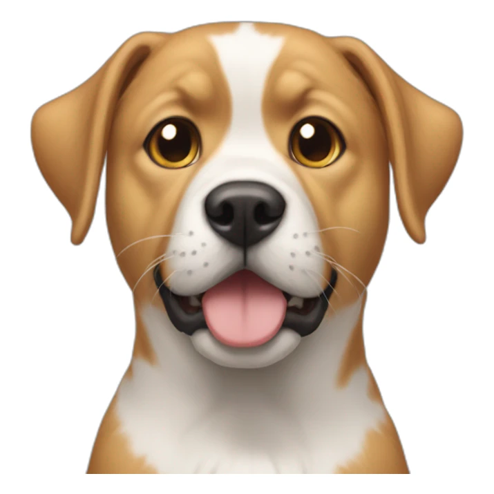 I want a cat head on a dog body sticker