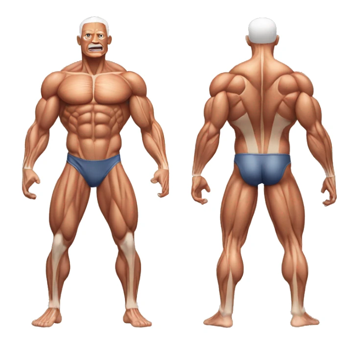 Muscles of human body sticker