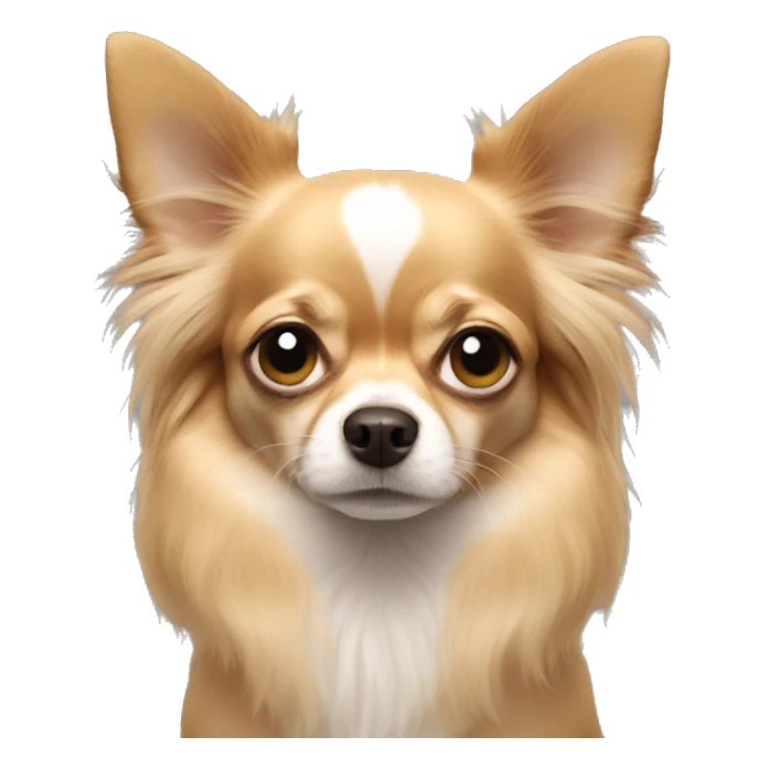long-hair-chihuahua sad sticker