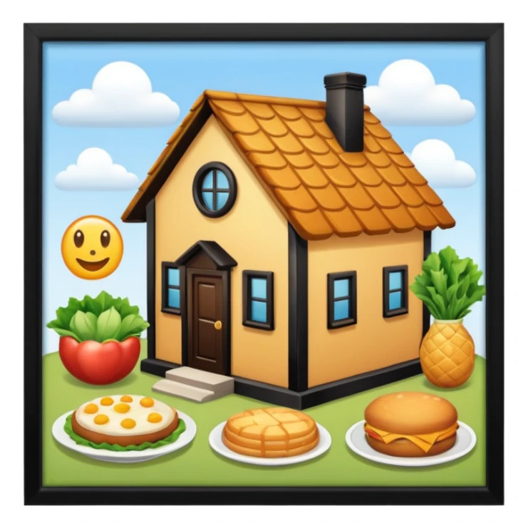 food and housing sticker