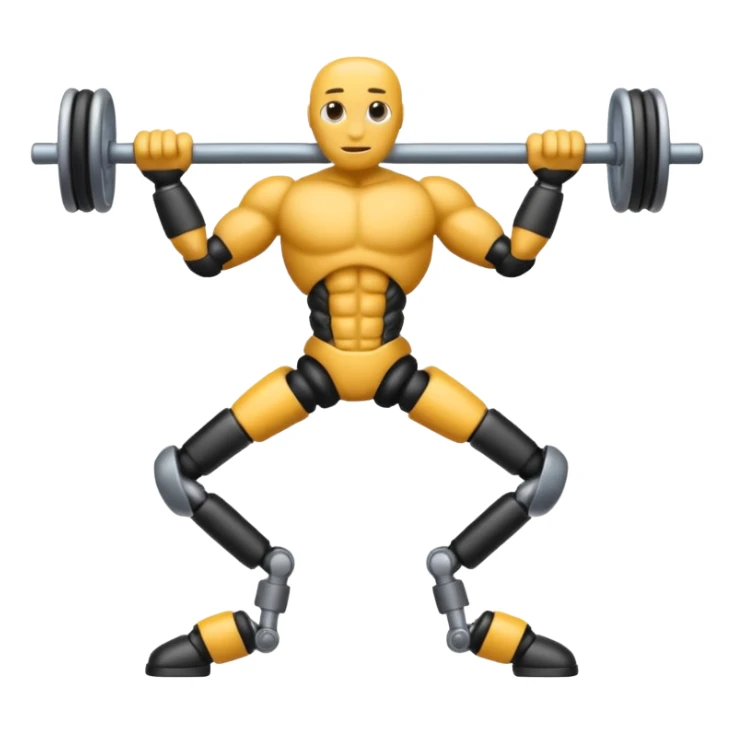 Une fourmi qui fait du developpe couché  sticker