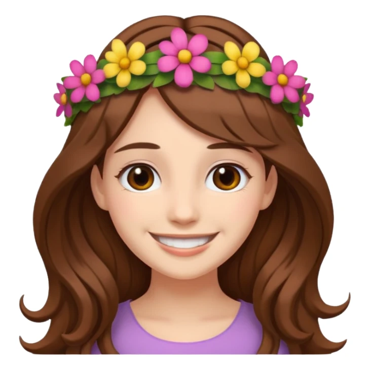 Emoji de mocinha para Instagram  sticker