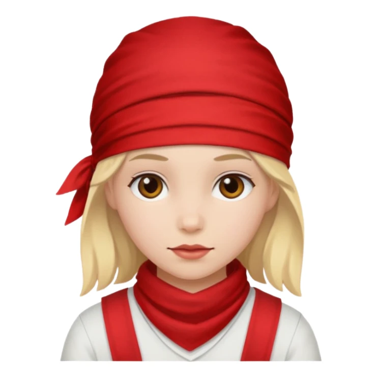 bandana girl sticker