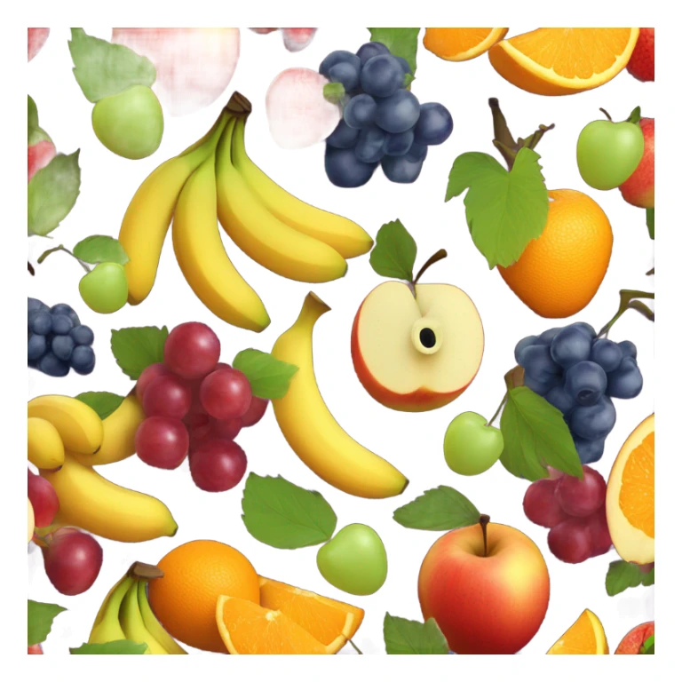 Bunches of fruit sticker