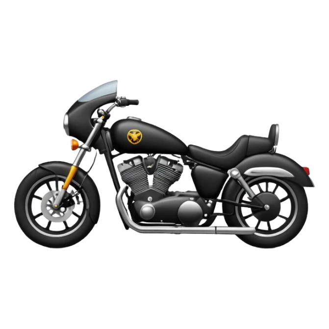 Club style motorcycle sticker