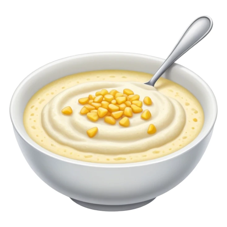 bowl of grits, cornmeal porridge sticker