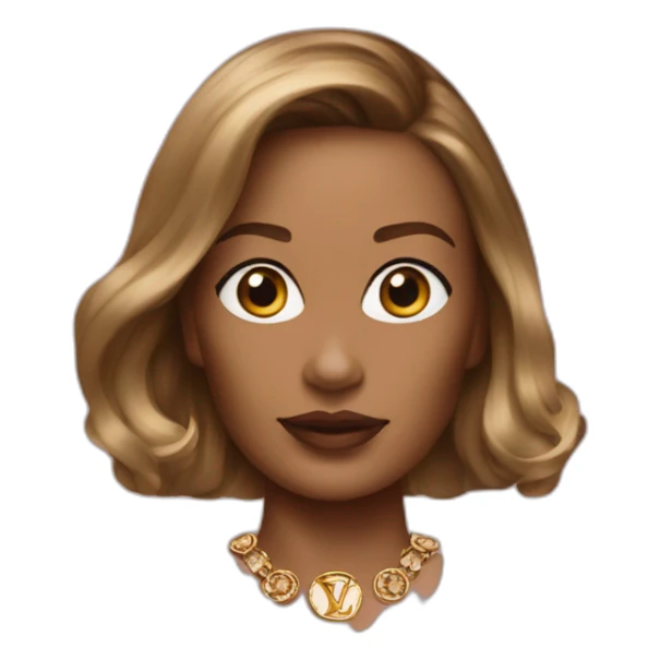 louis vuitton fancy woman sticker