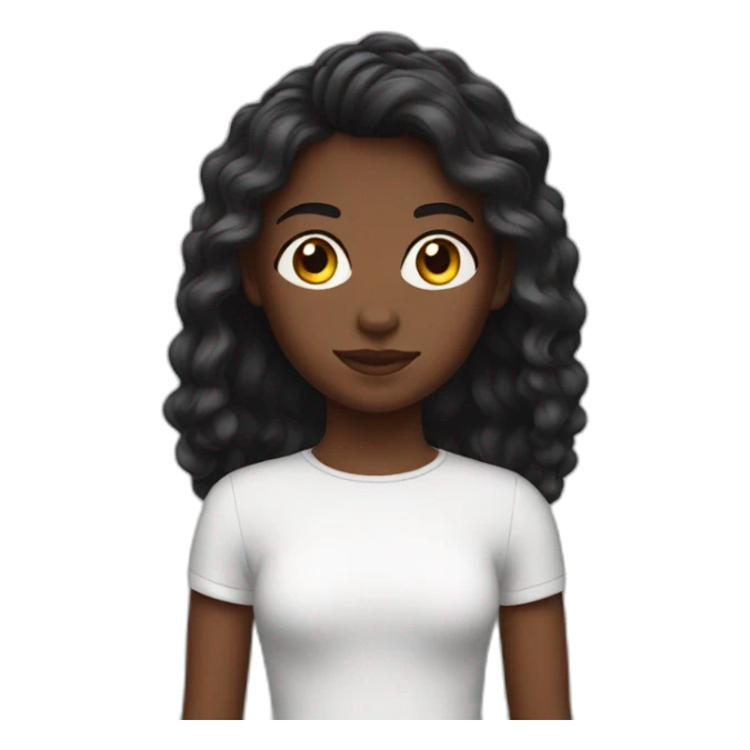 Adolescent avec la peau noir claire avec un taper sticker