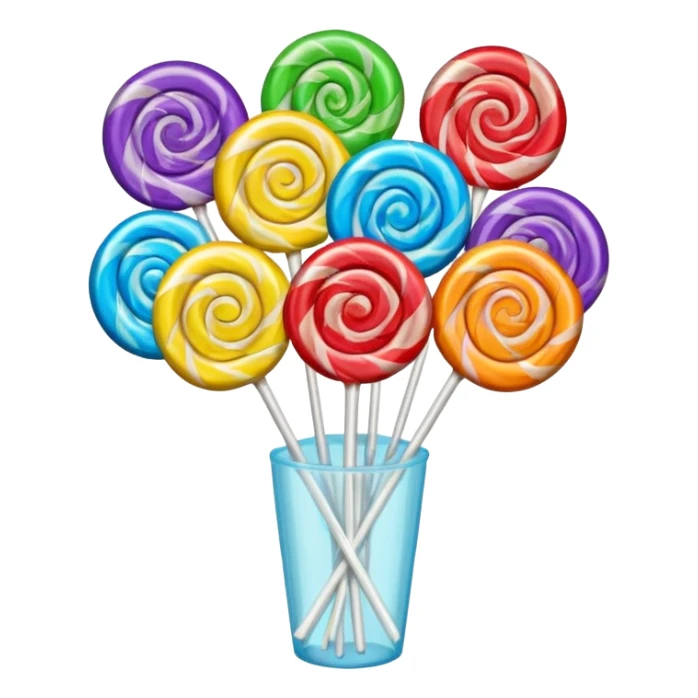 Bouquet of lolipops sticker