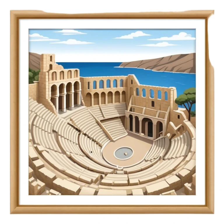 Cinematic Realistic Odeon of Herodes Atticus Emoji sticker
