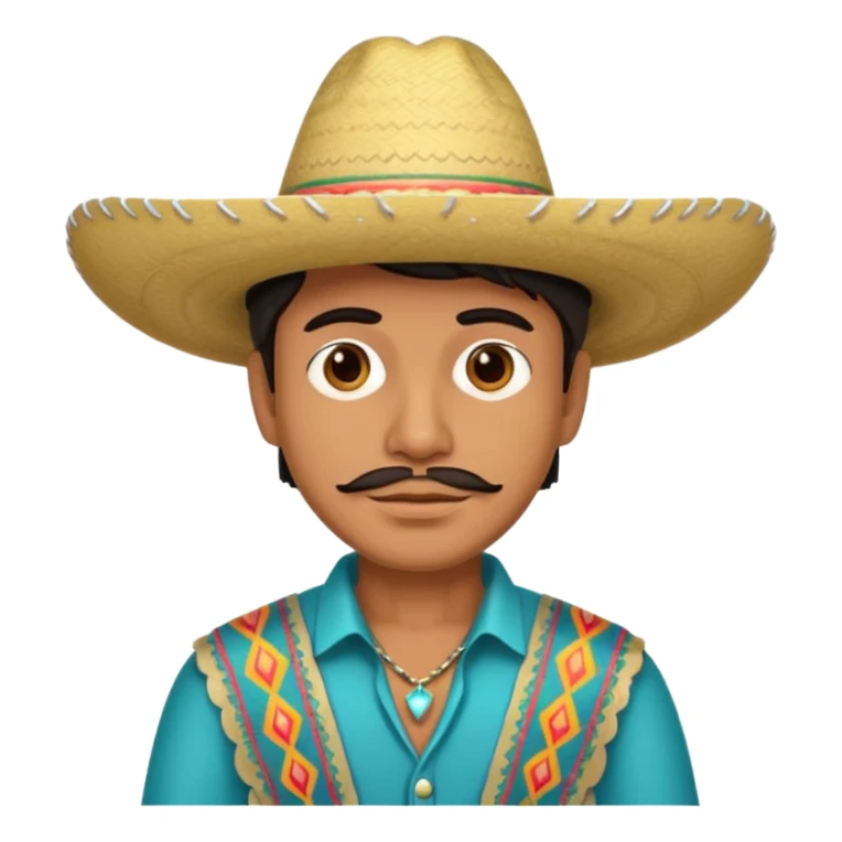 Tejana sombrero hombre sticker