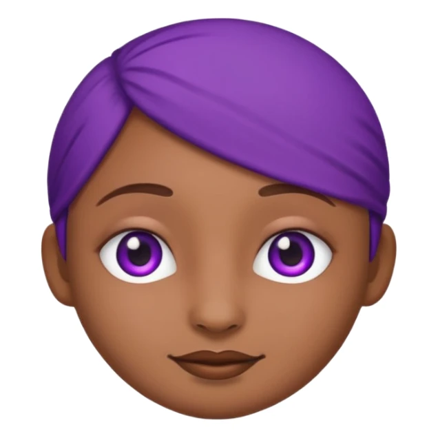 indian desi purple emoji sticker