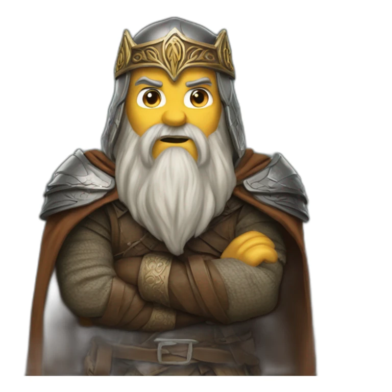 gimli lord of the rings sticker