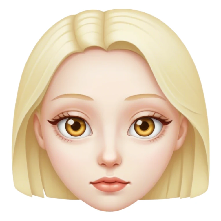 Girl with eye bags  sticker