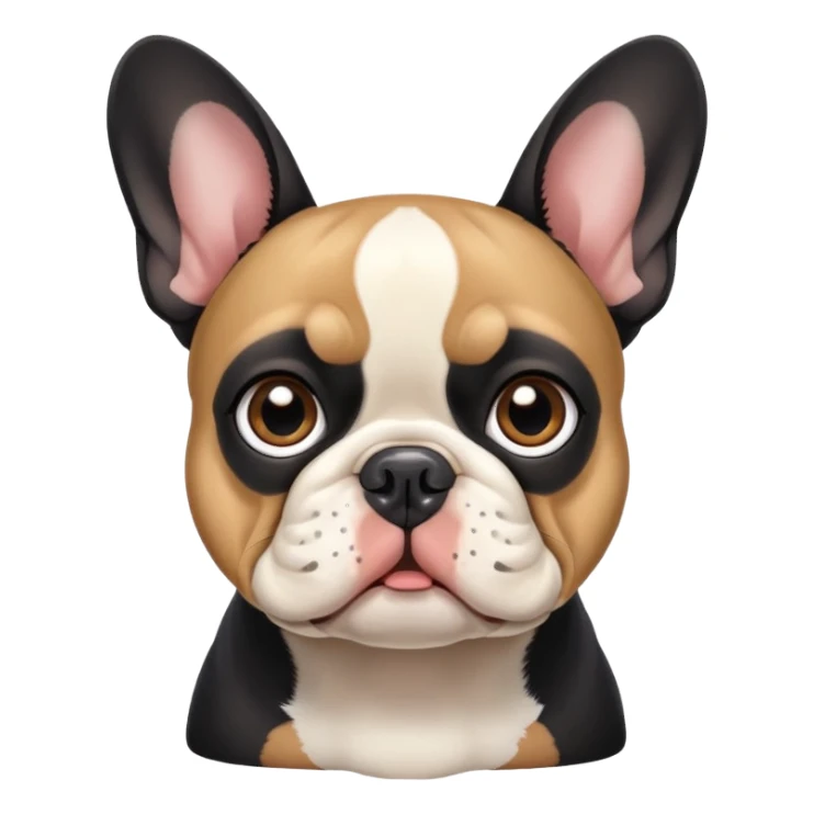 bulldog frances black and tan sticker