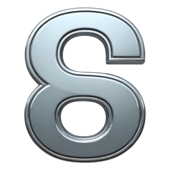 Create a custom emoji badge featuring a stylized, glossy letter “S”. Make it look like an enhanced, upgraded version of the Challenger-style badge, with brighter glow, more intricate details, and more premium effects.
 sticker