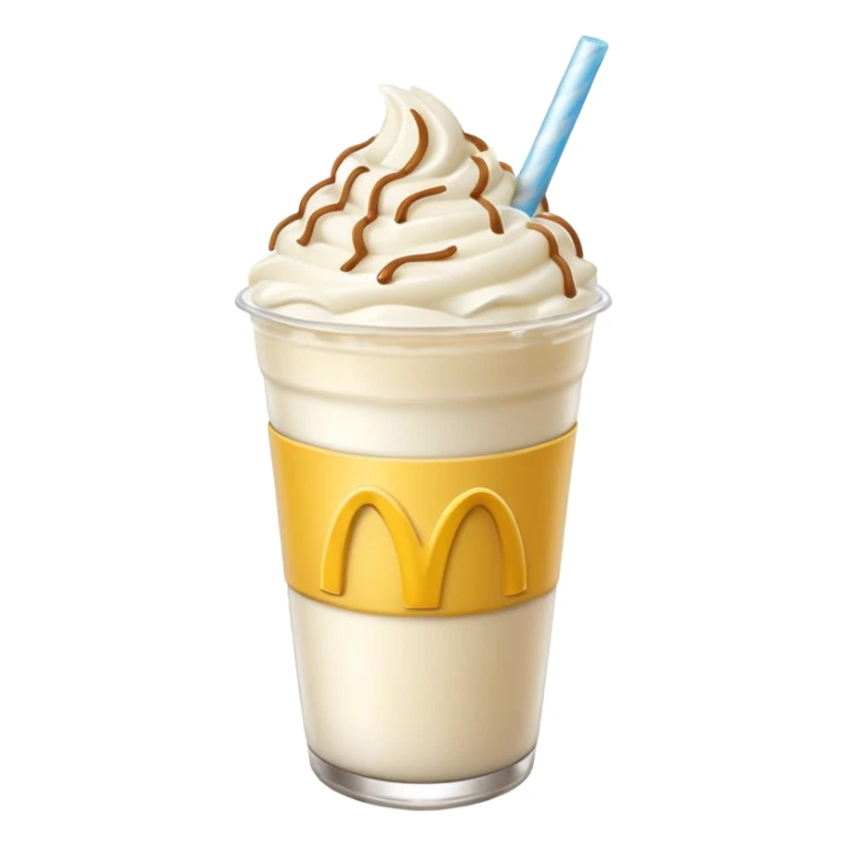 mcdonals milkshake sticker