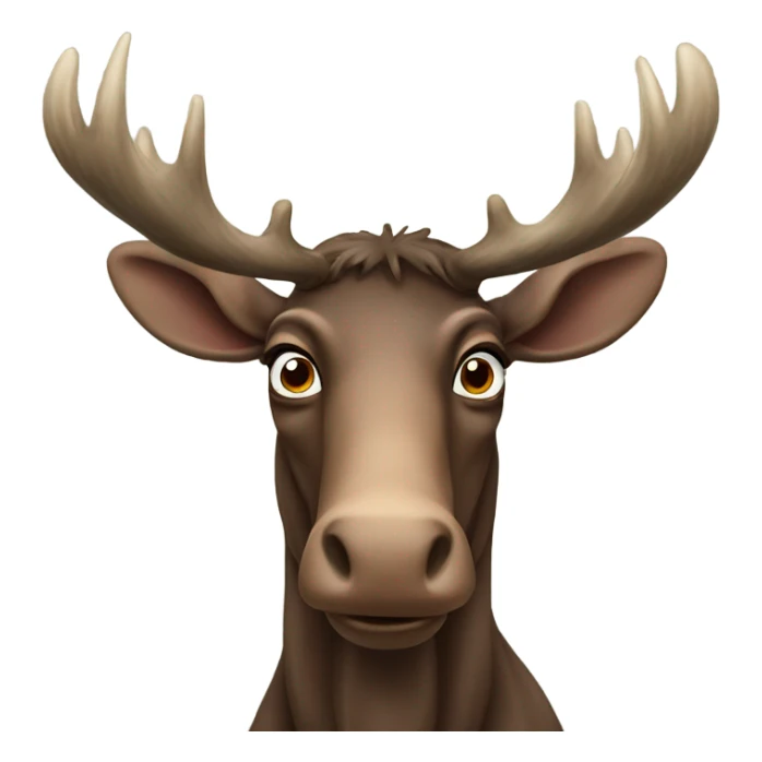 Italian moose sticker