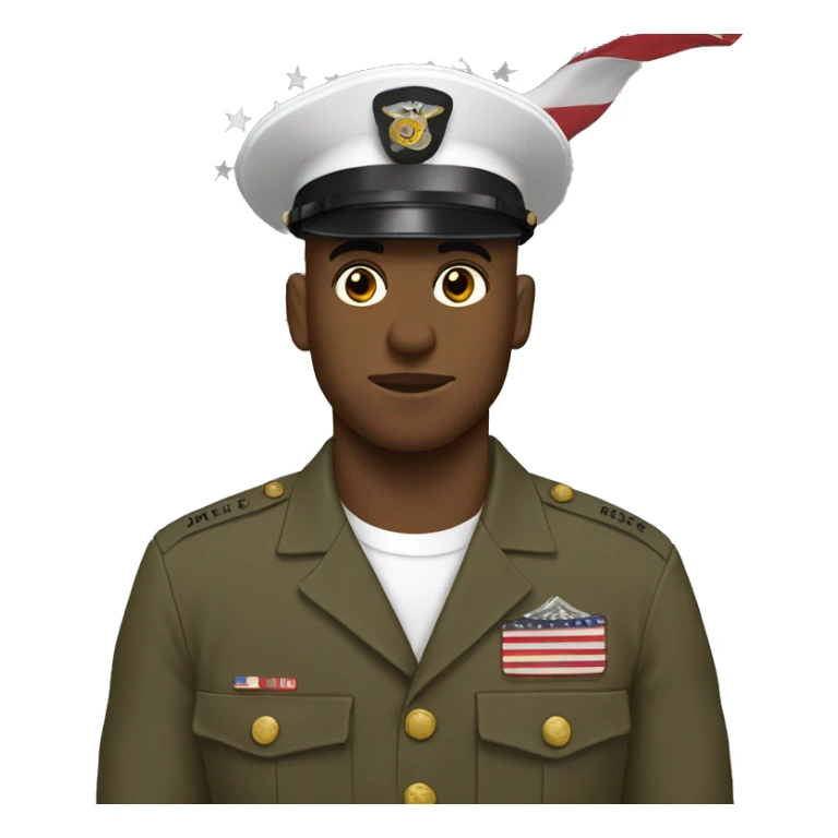 United States marine sticker