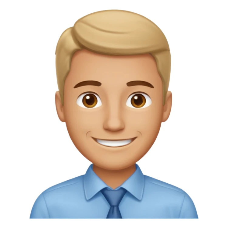 caucasian male office worker

light blue shirt sticker