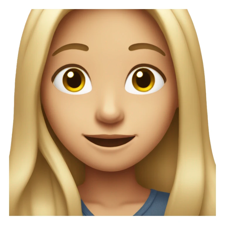 smiling girl with long hair at a hotel sticker