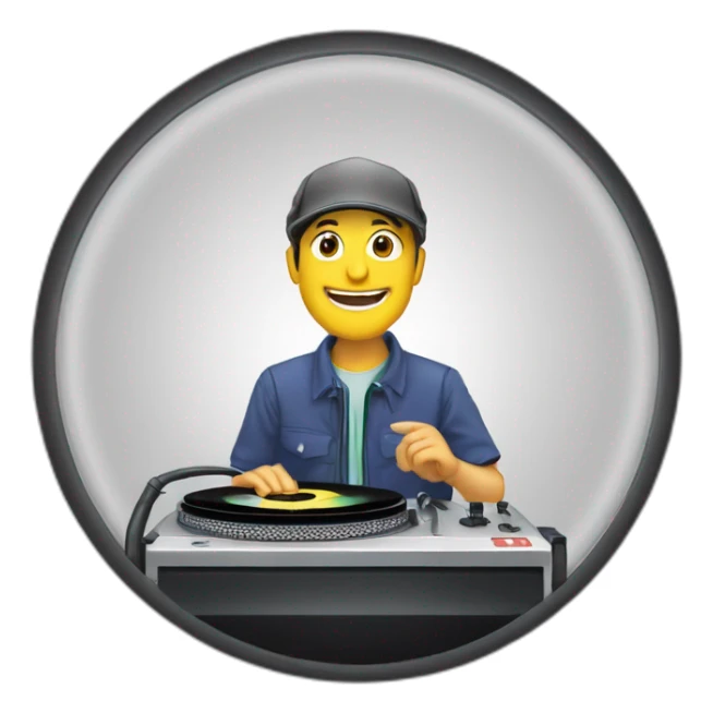 Alps Savoie Disk Jockey sticker