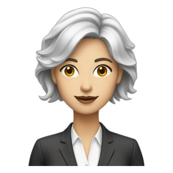 woman-white-skin-in-suit sticker