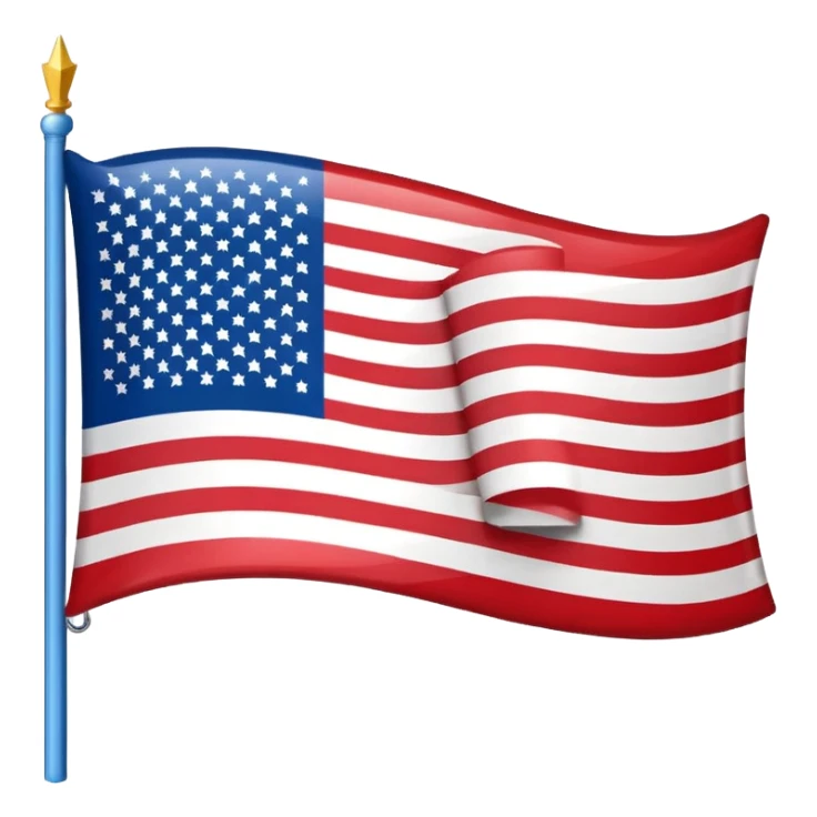 quiero un emoji de USA con su bandera sticker