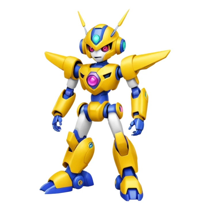  Fakémon-Digimon-Medabot-fusion (full body) sticker