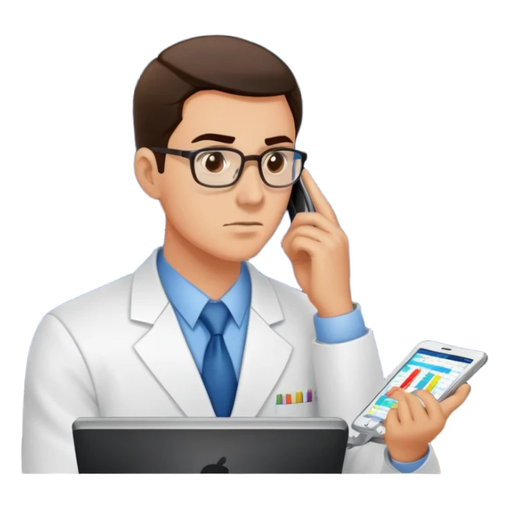 trader sweating while watching stock charts, color #0BD794 sticker