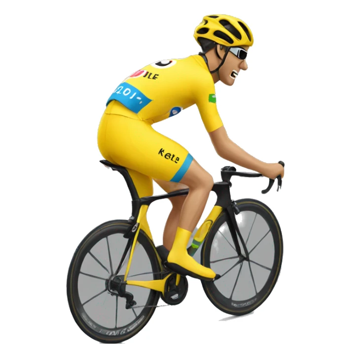 Tour de France yellow jersey sticker