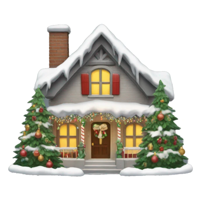 Christmas House sticker