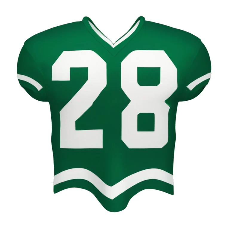 dark green football jersy sticker