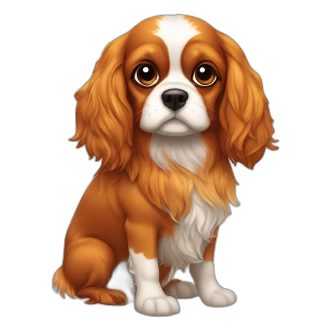 A pinapple with a harry potter book and with a cavalier king charles dog sticker