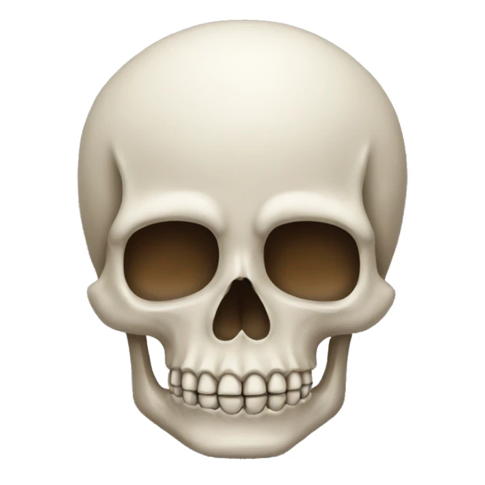 Skull sticker