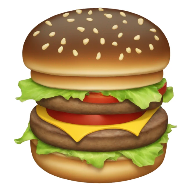 4 steak burger emoji sticker