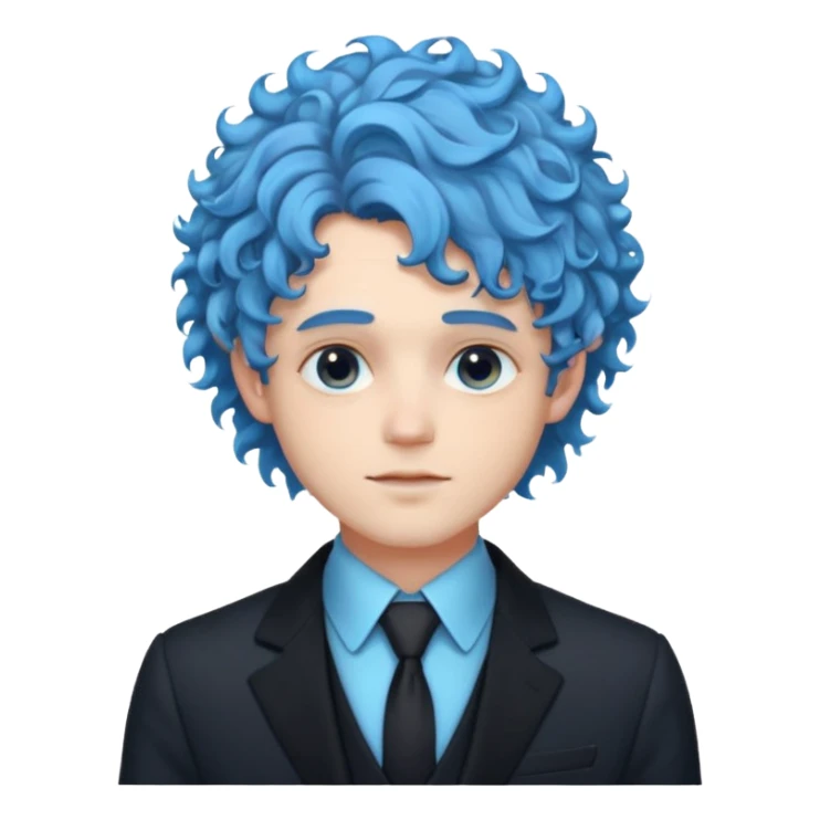 ethereal-pastel-transparent-translucent-gorgeous-spectral-dark-greyish-whitish-gloomy-man-with-blue-curly-hair-with-a-beautiful-black-suit sticker