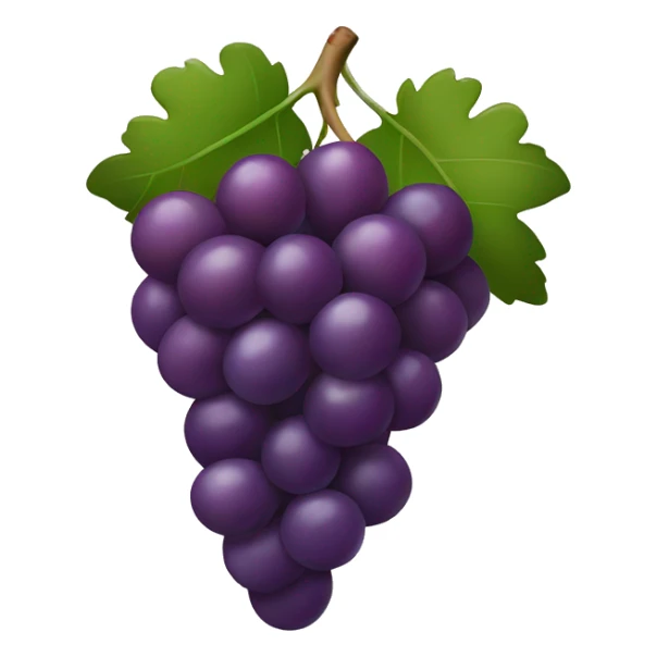 Burgundy grapes sticker